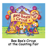 Bee Bee's Circus at the Counting Fair brings circus excitement to numbers and counting. When Bee Bee the Clown visits a country fair with her circus, an adventurous inchworm named Spunky jumps into the show as ringmaster. Spunky adds to the high-flying fun as he counts cows, chickens, goats, pigs, poodles and ponies. Kids from preschool to the early elementary grades make connections between numerals, number words and numbers of objects as they count to ten in this witty, rhyming, 180 word picture book.